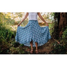 Ladies Maxi Skirt - Mirage Print
